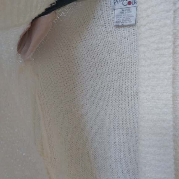 PEBBLE COURT Long Chunky Duster Cardigan Size Medium. - Picture 6 of 11